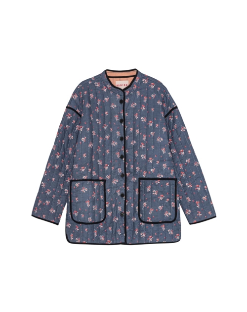 HABIBA REBECCA QUILTED COAT SAPPHIRE